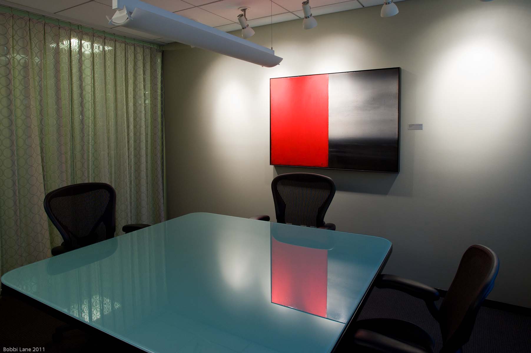 8-Red small conference room table 8 x 12 for web